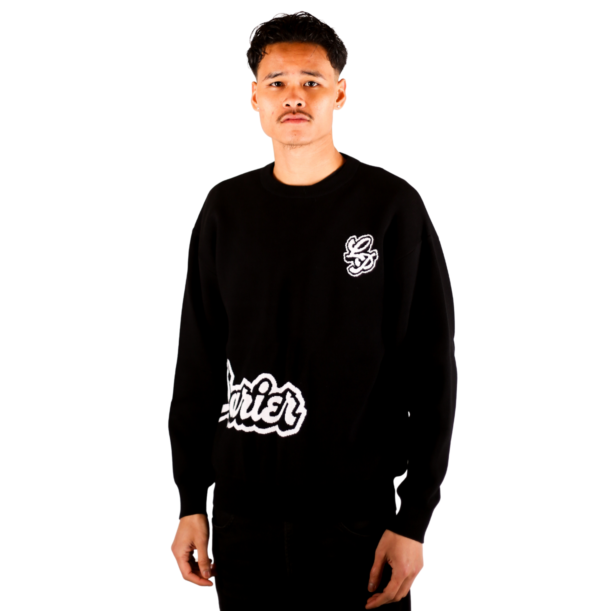 FIRSTBET KNITWEAR BLACK